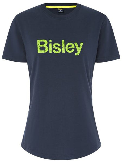 Womens Cotton Logo Tee - made by Bisley