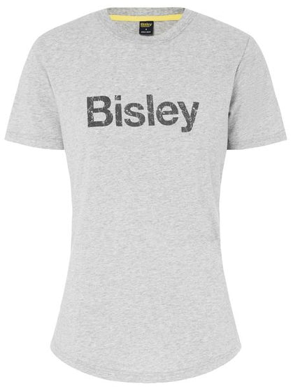 Womens Cotton Logo Tee - made by Bisley