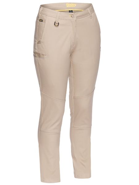 Womens Mid Rise Stretch Cotton Pants - made by Bisley