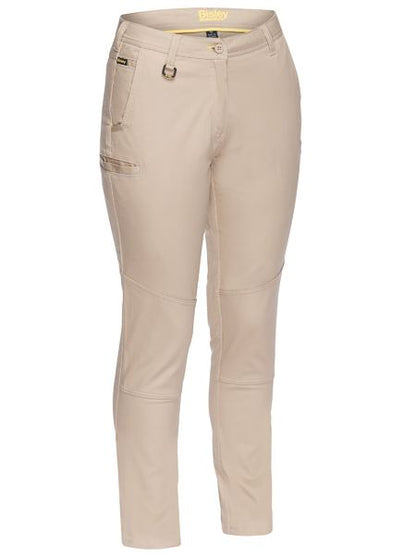 Womens Mid Rise Stretch Cotton Pants - made by Bisley