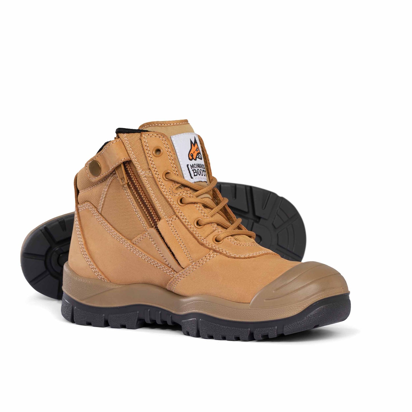 Zip Scuff Safety Boots - made by Mongrel
