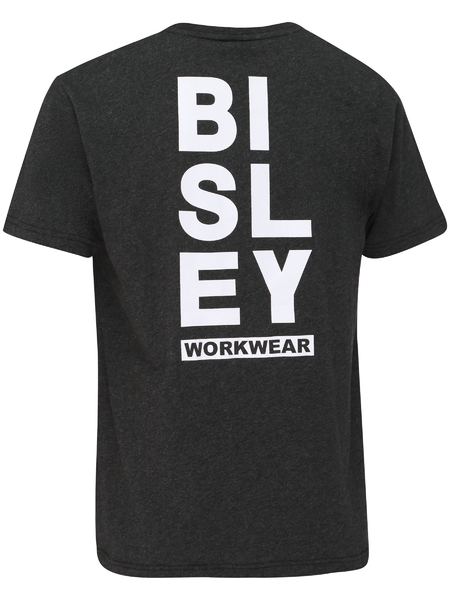 Bisley Cotton Vertical Logo Tee - made by Bisley