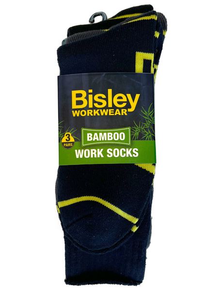 Bamboo Work Socks (3X Pack) - made by Bisley