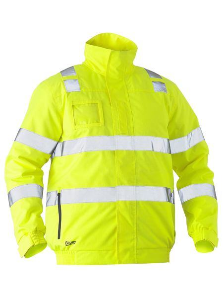 Taped Hi Vis Wet Weather Bomber Jacket - made by Bisley