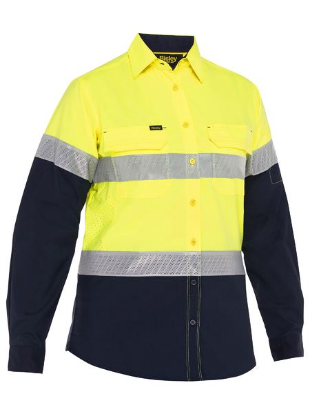 B-Protected distribute this product which is made by Bisley. The Womens X Airflow Hi Vis Taped Shirt has the part number of B-BL6491T