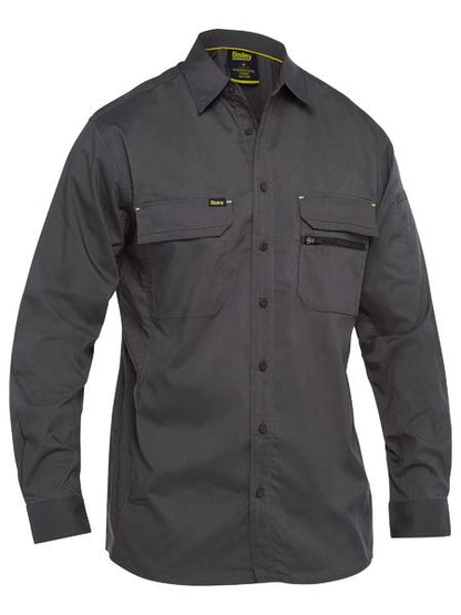 Mens X Airflow Laser Long Sleeve Shirt - made by Bisley