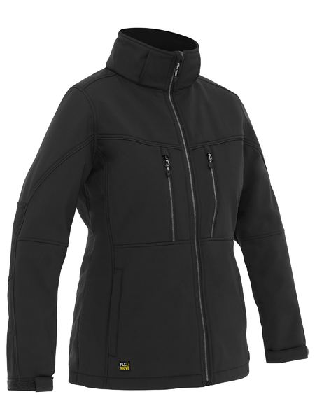 B-Protected distribute this product which is made by Bisley. The Womens Flx And Move Hooded Soft Shell Jacket has the part number of B-BJL6570