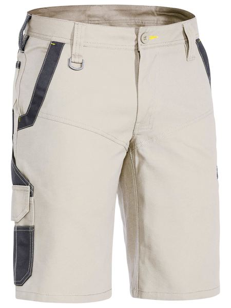 Flx And Move Stretch Utility Zip Cargo Short - made by Bisley