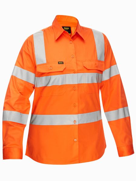 Womens Taped Biomotion Cool Lightweight Hi Vis - made by Bisley