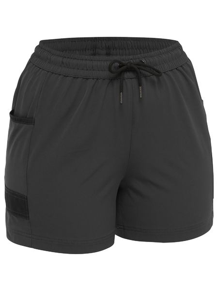 This product is made by Bisley and distributed by B-Protected. The Womens Flx And Move 4 Way Stretch Elastic Waist Short has the part number of B-BSHL1331