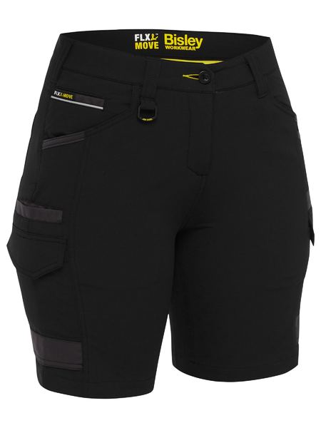 B-Protected distribute this product which is made by Bisley. The Womens Flx And Move 4 Way Stretch Zip Cargo Short has the part number of B-BSHL1332