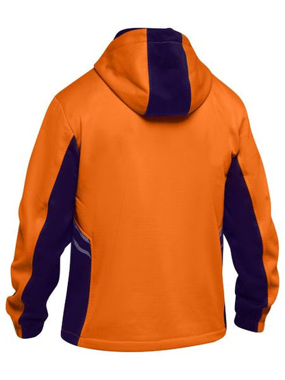 Hi Vis Water Repellent Fleece Hoodie - made by Bisley