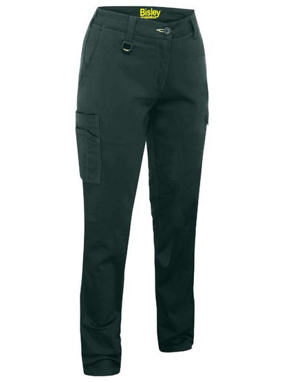 Womens Stretch Cotton Cargo Pants - made by Bisley