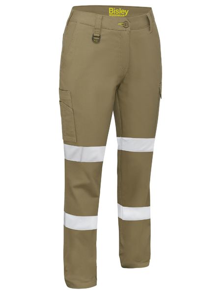 Womens Stretch Cotton Cargo Pants - made by Bisley