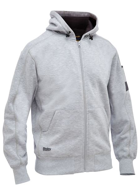 Work Fleece Full Zip Hoodie - made by Bisley