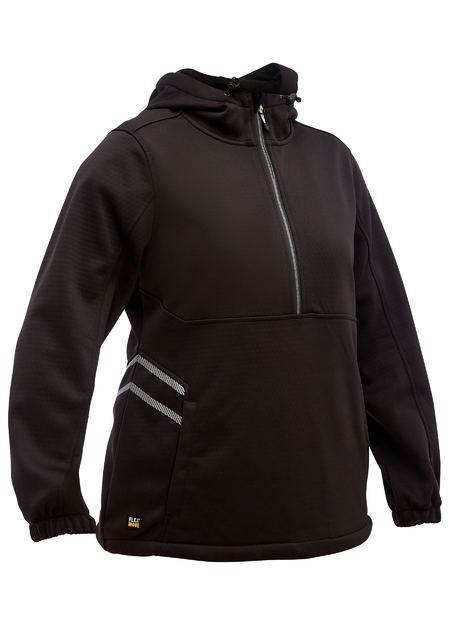 Womens Flx And Move Liquid Repellent Fleece Hoodie - made by Bisley