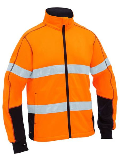 Mens Taped Hi Vis Zip Front Fleece - made by Bisley