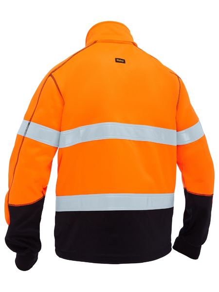 Mens Taped Hi Vis Zip Front Fleece - made by Bisley