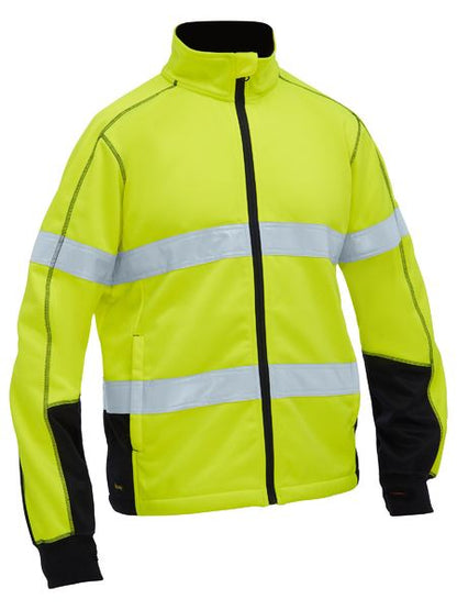 Mens Taped Hi Vis Zip Front Fleece - made by Bisley