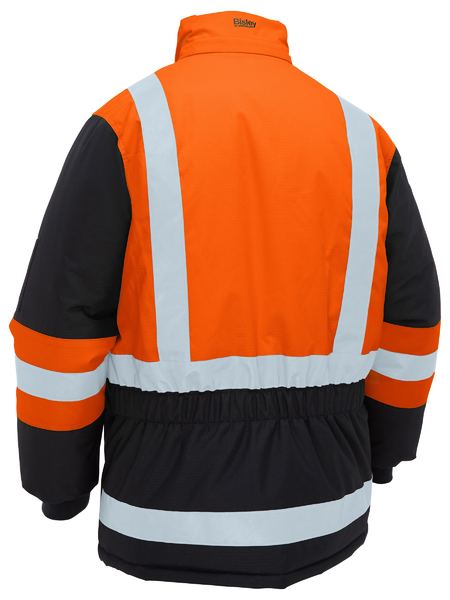 H Taped Hi Vis Freezer Hooded Jacket - made by Bisley