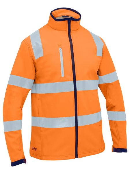 B-Protected distribute this product which is made by Bisley. The Taped Hi Vis Soft Shell Jacket has the part number of B-BJ6058T