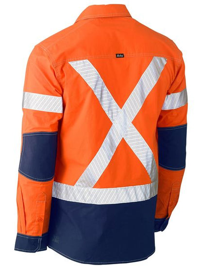 Flx And Move X Taped Hi Vis Utility Shirt - made by Bisley