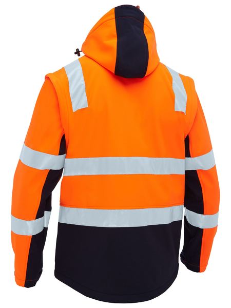 Taped Two Tone Hi Vis 3 In 1 Soft Shell Jacket - made by Bisley