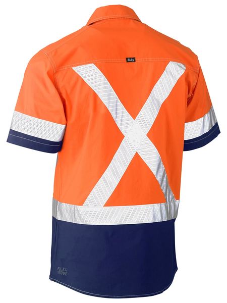 Flx And Move X Taped Hi Vis Utility Shirt - made by Bisley