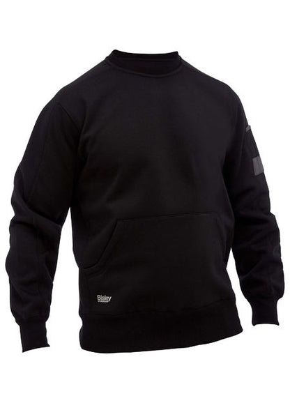 Work Fleece Crew Neck Jumper - made by Bisley