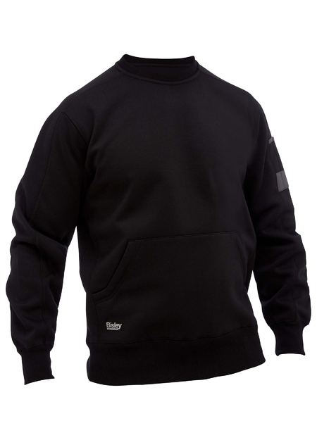 This product is made by Bisley and distributed by B-Protected. The Work Fleece Crew Neck Jumper has the part number of B-BK6723