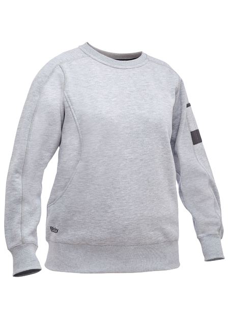 This product is made by Bisley and distributed by B-Protected. The Womens Fleece Crew Neck Jumper has the part number of B-BKL6723