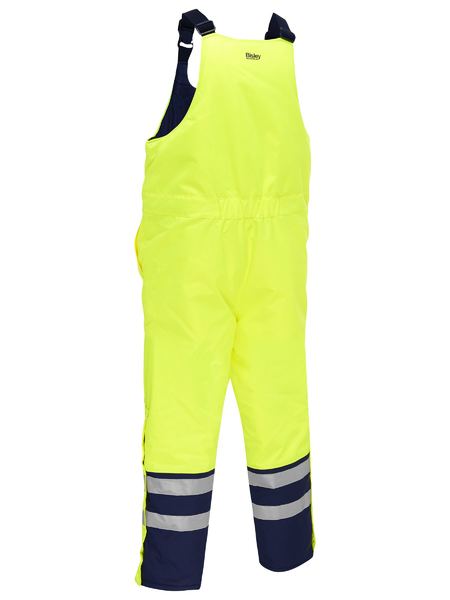 Taped Hi Vis Freezer Bib And Brace Coverall - made by Bisley