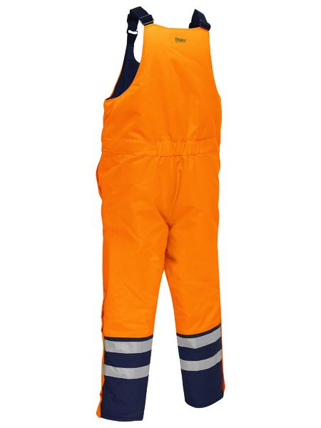 Taped Hi Vis Freezer Bib And Brace Coverall - made by Bisley