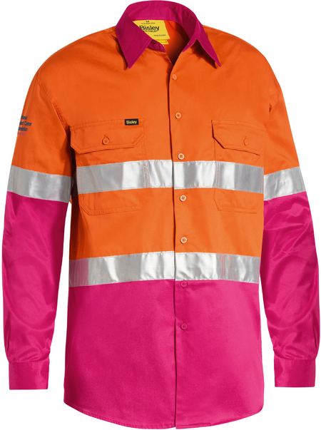 Taped Hi Vis Cool Lightweight Shirt - made by Bisley