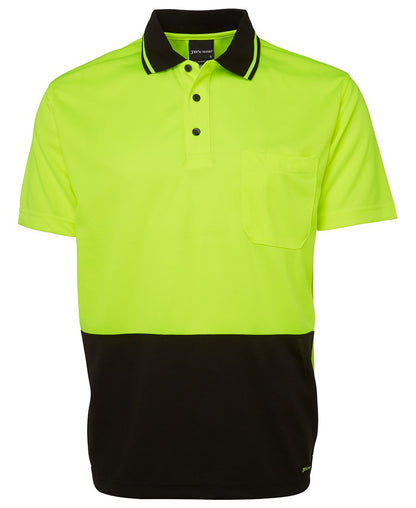 Hi Vis Non Cuff Short Sleeve Po - made by JBs Wear