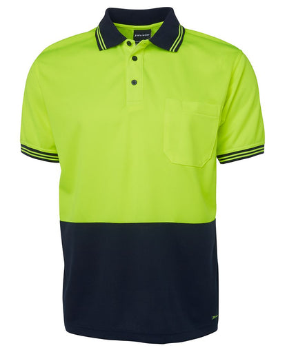 Hi Vis Short Sleeve Polo Shirt - made by JBs Wear