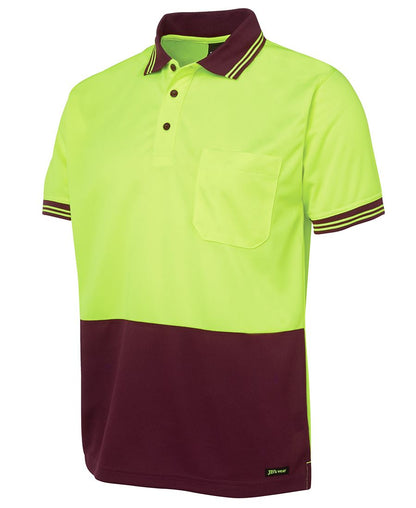 Hi Vis Short Sleeve Polo Shirt - made by JBs Wear