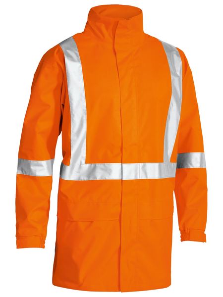 B-Protected distribute this product which is made by Bisley. The X Taped Hi Vis Rain Shell Jacket has the part number of B-BJ6968T