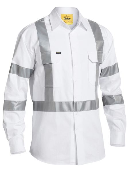 Taped Night Cotton Drill Shirt - made by Bisley