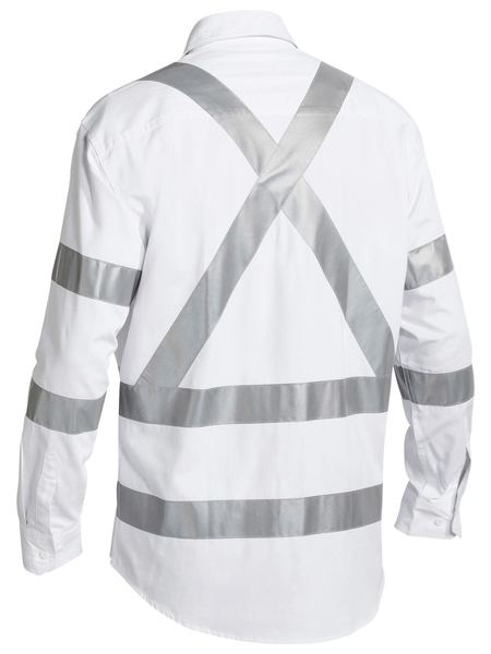 Taped Night Cotton Drill Shirt - made by Bisley