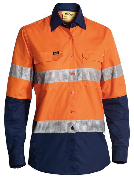 This product is made by Bisley and distributed by B-Protected. The Womens Taped X Airflow Ripstop Hi Vis has the part number of B-BL6415T