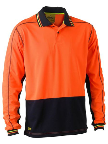 Hi Vis Polyester Mesh Polo - made by Bisley