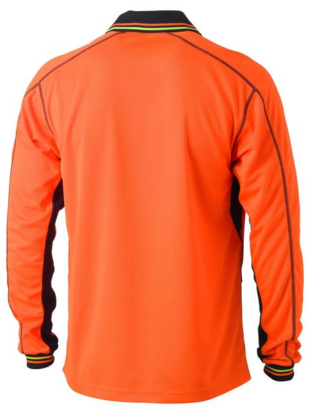 Hi Vis Polyester Mesh Polo - made by Bisley