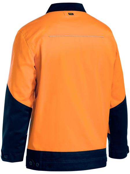 Hi Vis Drill Jacket With Liquid Repellent Finish - made by Bisley