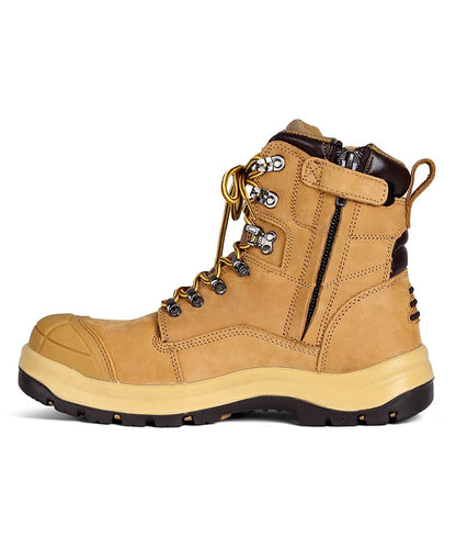 Zip Side Safety Boots - made by JBs Footwear
