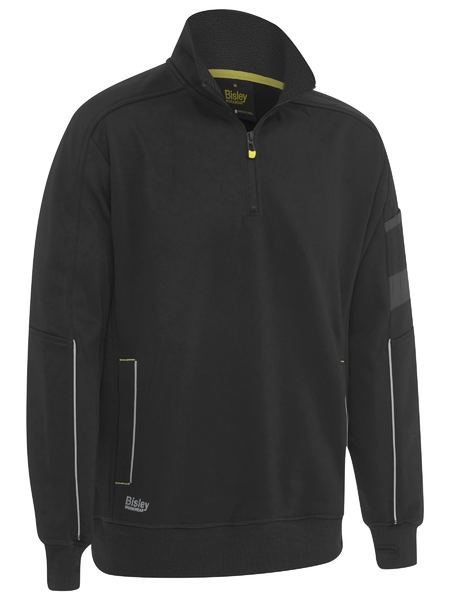 B-Protected distribute this product which is made by Bisley. The Work Fleece 1/4 Zip Pullover With Sherpa Lining has the part number of B-BK6924