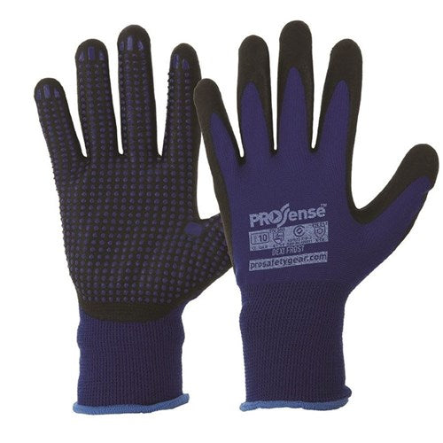 Prosense Dexifrost Nitrile Dip Freezer Gloves - made by PRO Choice