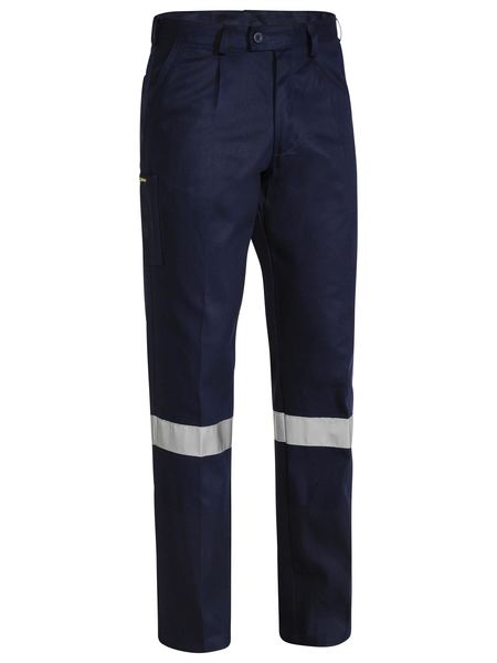 Bisley Drill Pants With Tape - made by Bisley