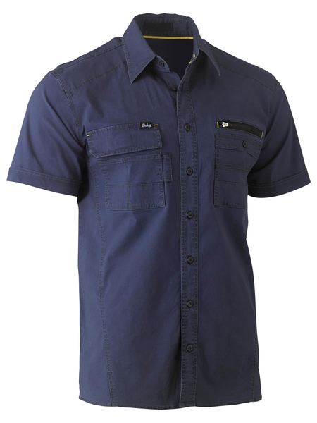 This product is made by Bisley and distributed by B-Protected. The Flx N Move Utility Short Sleeve Shirt has the part number of B-BS1144