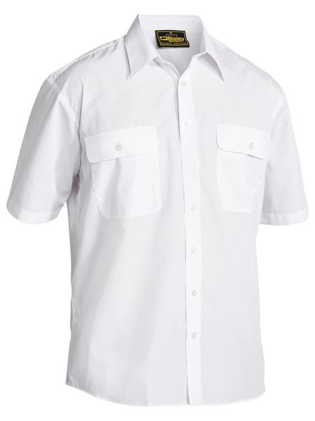 B-Protected distribute this product which is made by Bisley. The Short Sleeve Wash N Wear Permanent Press Shirt has the part number of B-BS1526